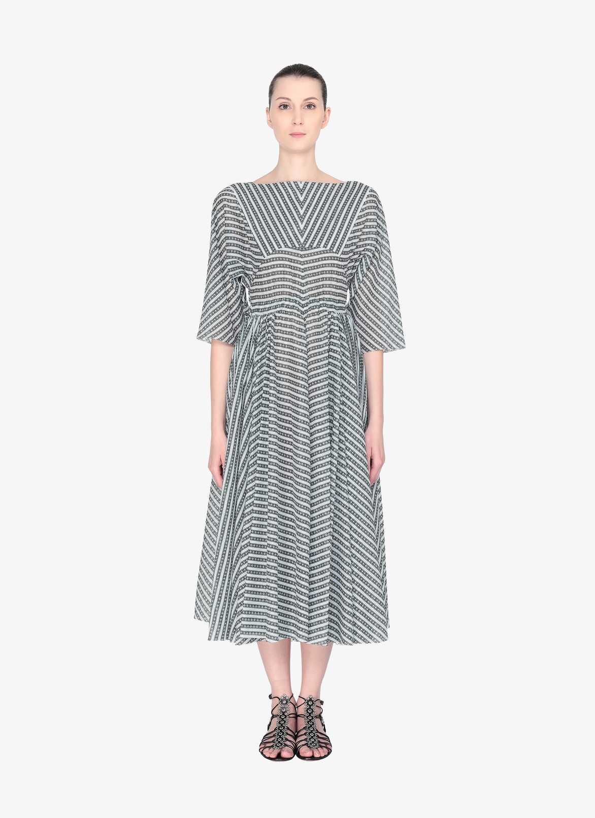 Dresses ALAÏA WHITE/GREEN DRESSES